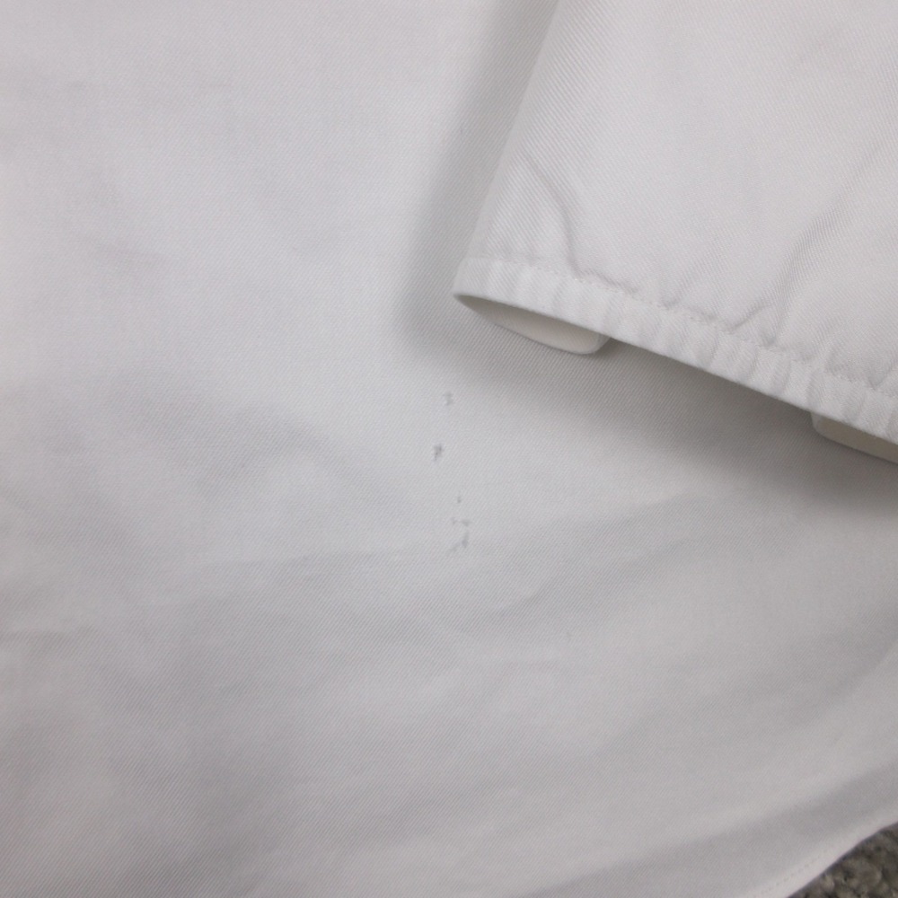Charles Tyrwhitt Shirt Mens L 16.5 33 White Solid French Cuff Dress Button Up - Picture 8 of 12